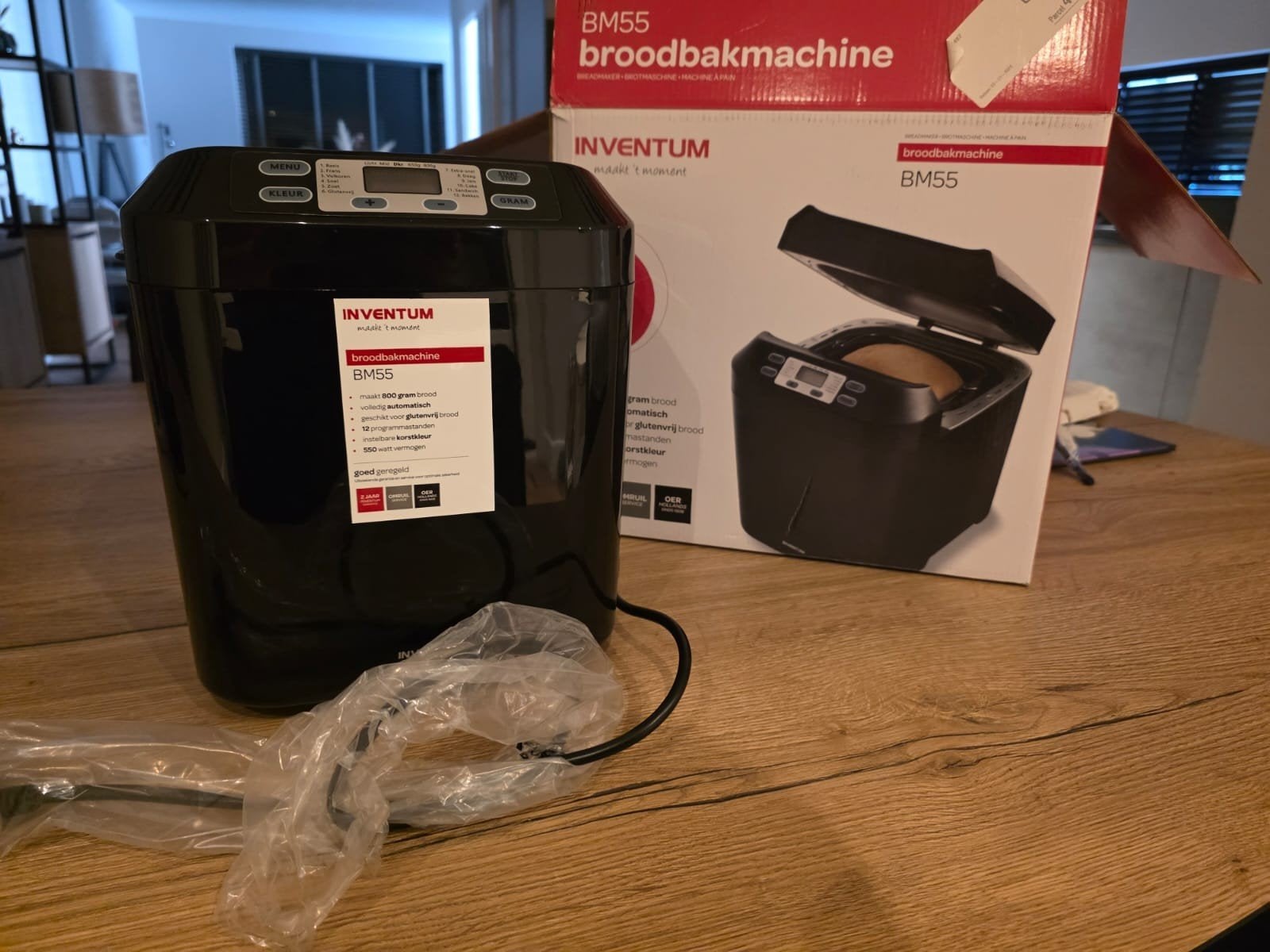 Ongebruikte Inventum BM55 Broodbakmachine, Ophalen