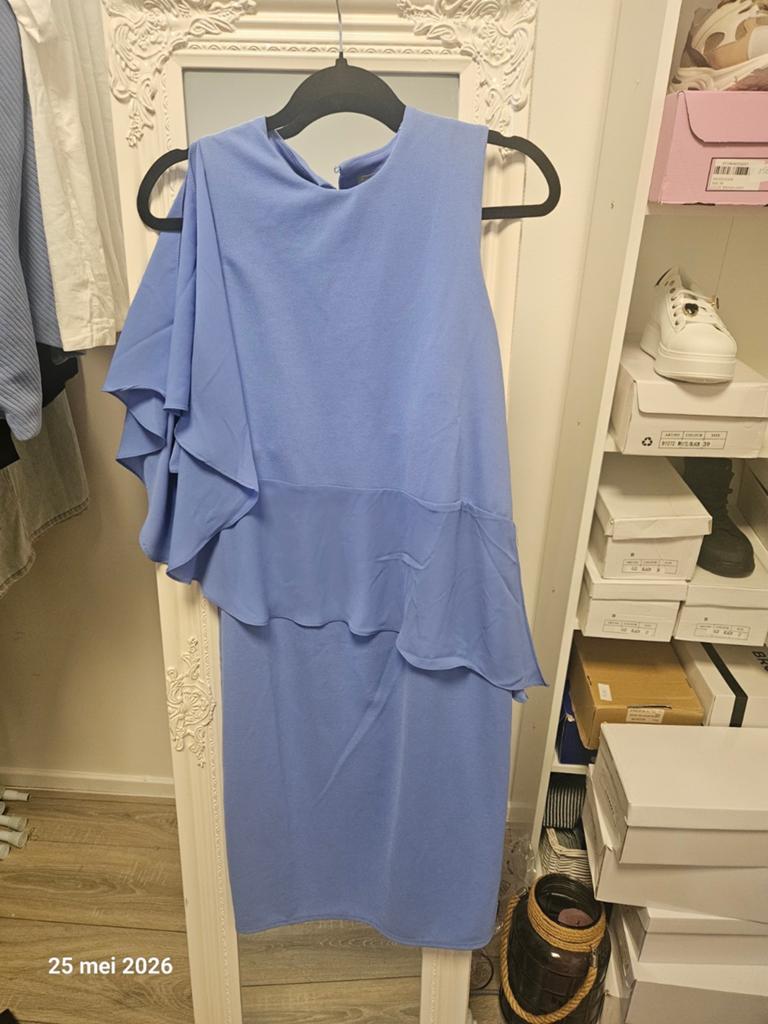 Feestelijk jurk van Asos maat 32, Blauw, Nieuw, Ophalen of Verzenden, Maat 34 (XS) of kleiner