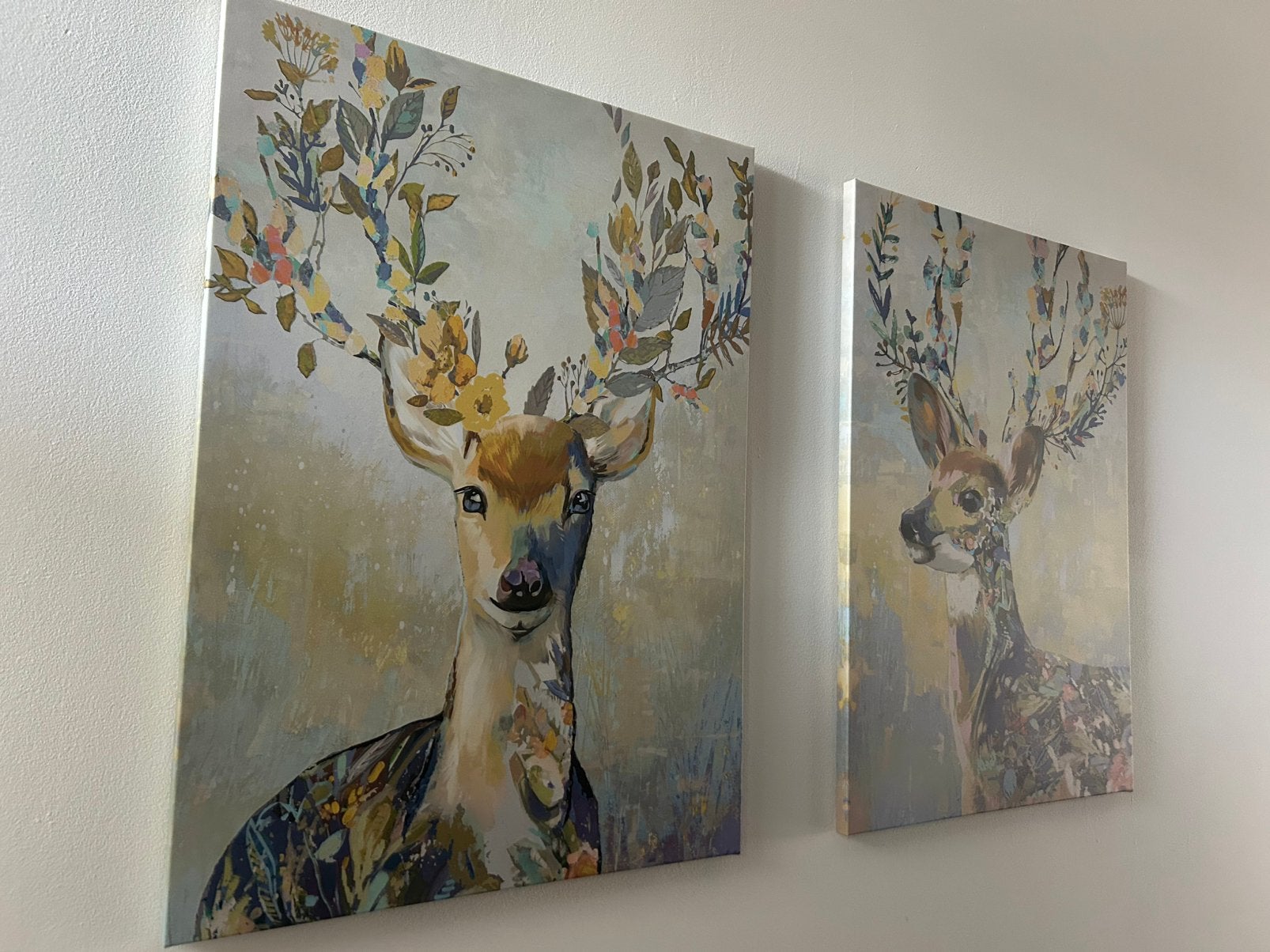 Schilderijen hert (Pjätteryd Ikea), Ophalen, Zo goed als nieuw, Schilderij, Minder dan 50 cm