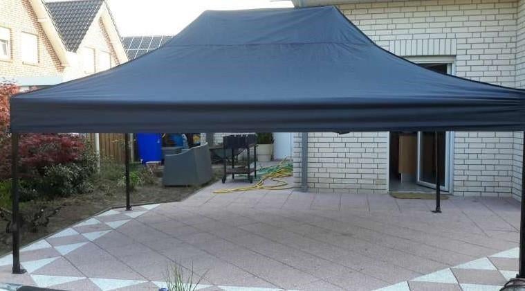 Zwart 3x4,5 mtr dak doek/zeil voor Easy-up frame, Partytent, -, Info@lili-handel.nl, -