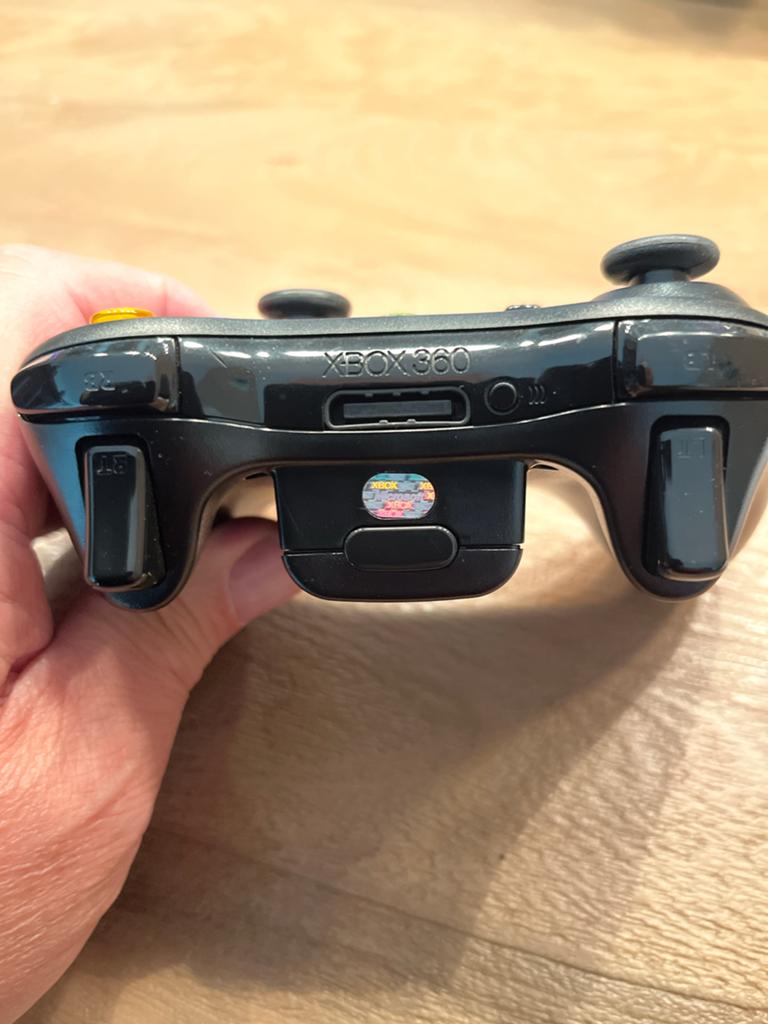 Xbox 360 Controller - Zwart, Draadloos, Gebruikt, Ophalen of Verzenden, Controller, Xbox 360