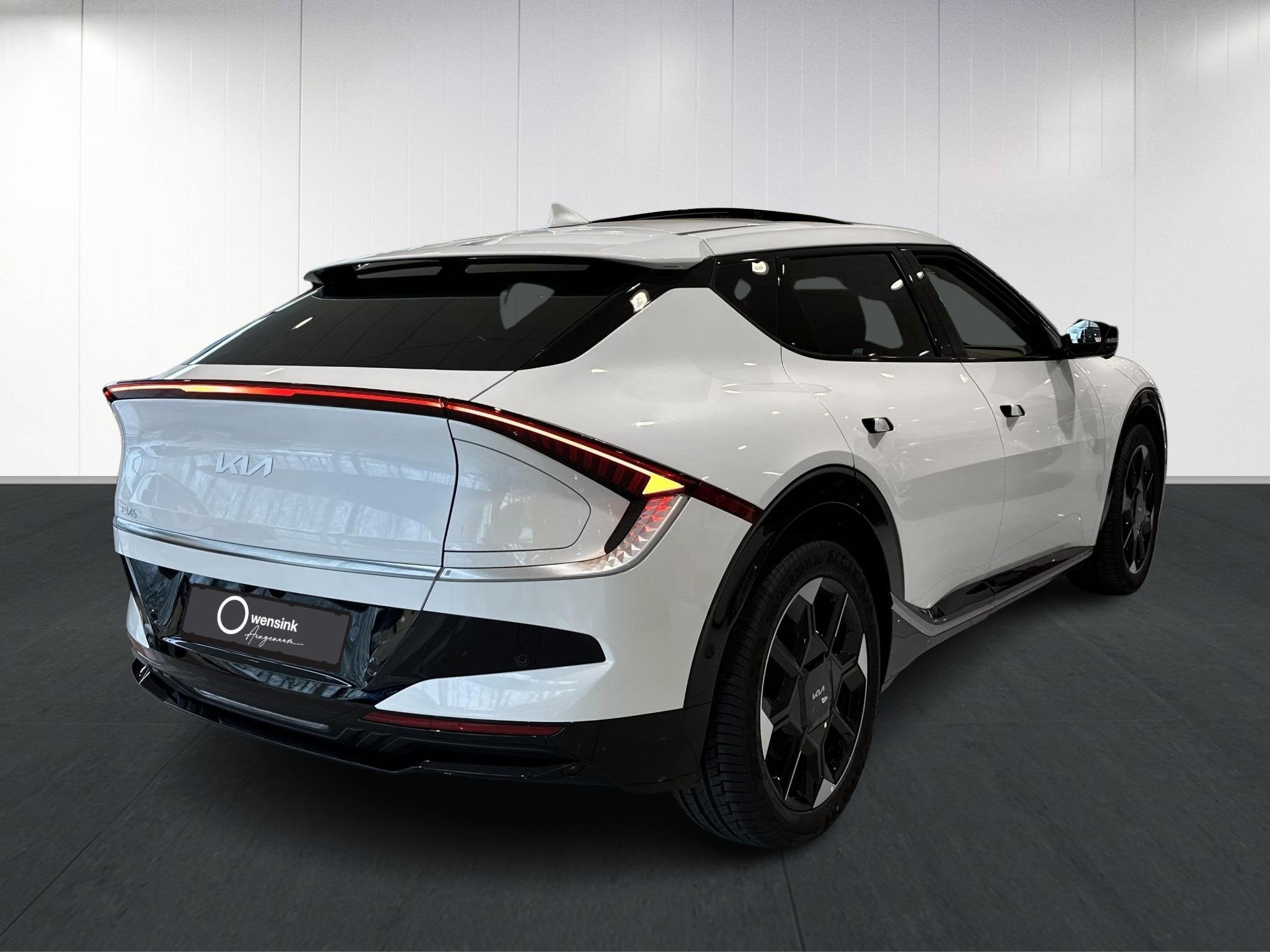 Kia EV6 Plus Advanced 84 kWh | Elektrisch glazen schuif-/kan, Auto's, Kia, Automaat, 228 pk, Zwart, 1960 kg