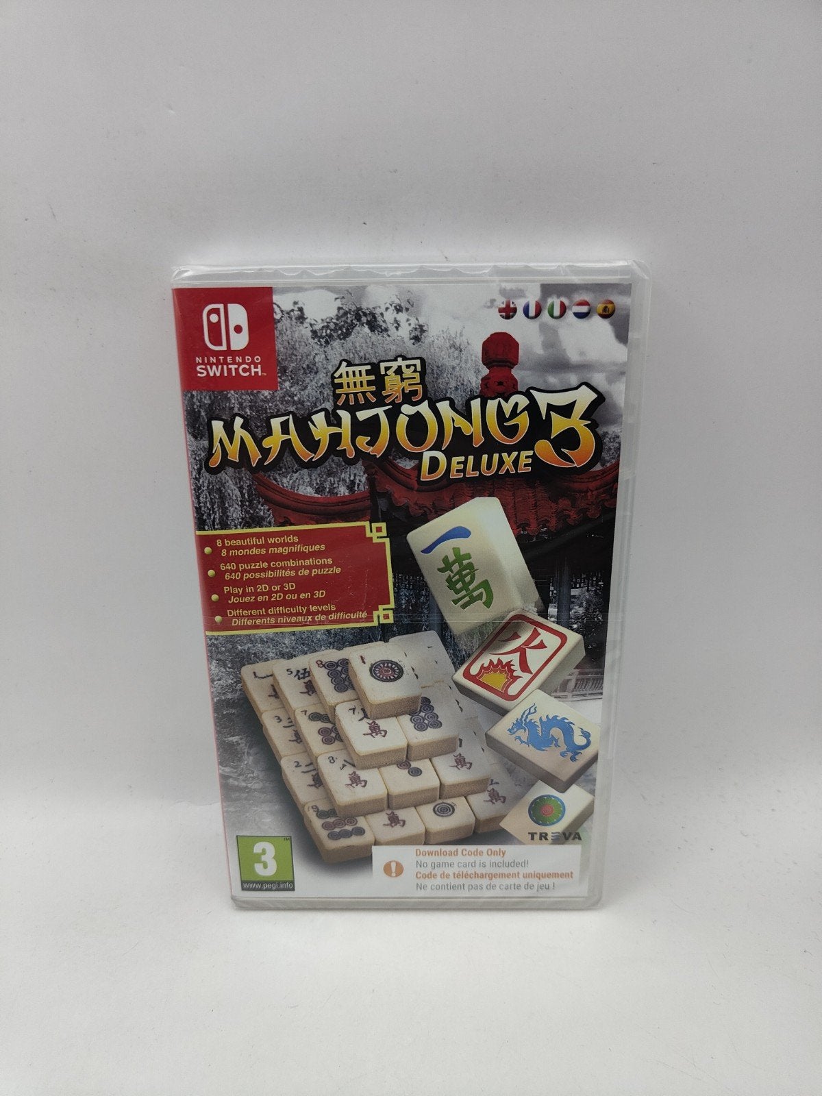 Mahjong Deluxe 3 - Nintendo Switch SEALED, Mindscape, 1 speler, Onbekend, Nieuw