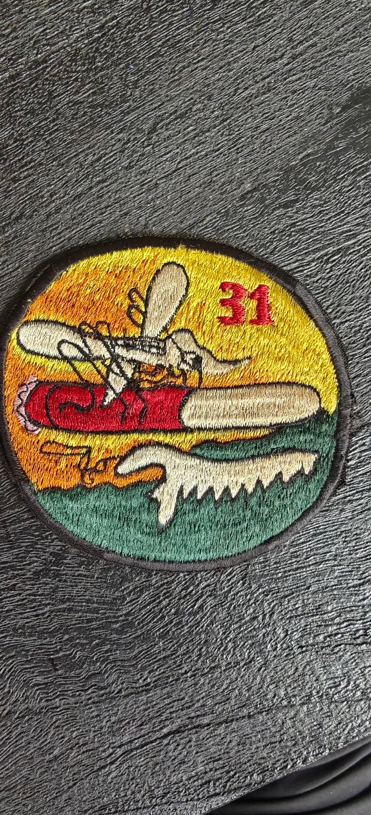 US NAVY MTB RON 31 PATCH PT TORPEDO BOAT SQUADRON  WW2 1960s, Ophalen of Verzenden, Marine, Amerika, Embleem of Badge