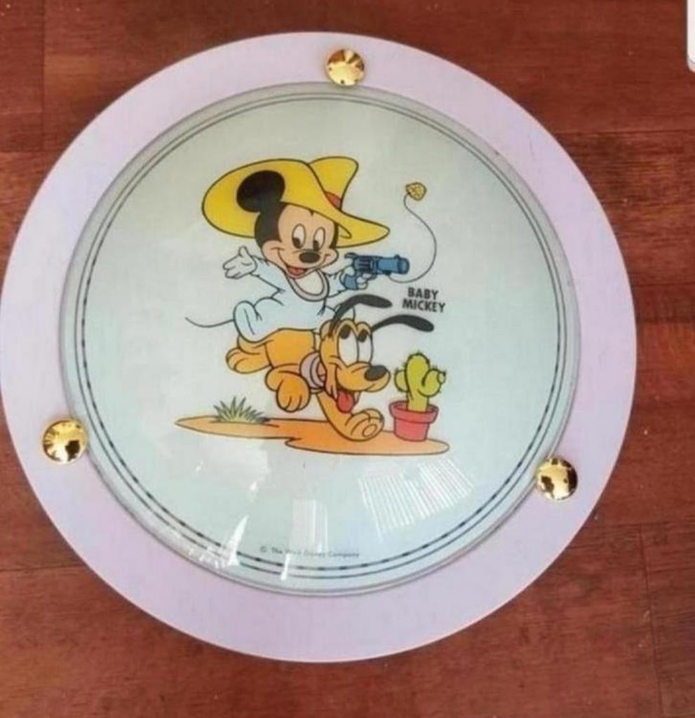 Baby Mickey Mouse lamp Zie foto's bieden, Ophalen of Verzenden, Zo goed als nieuw