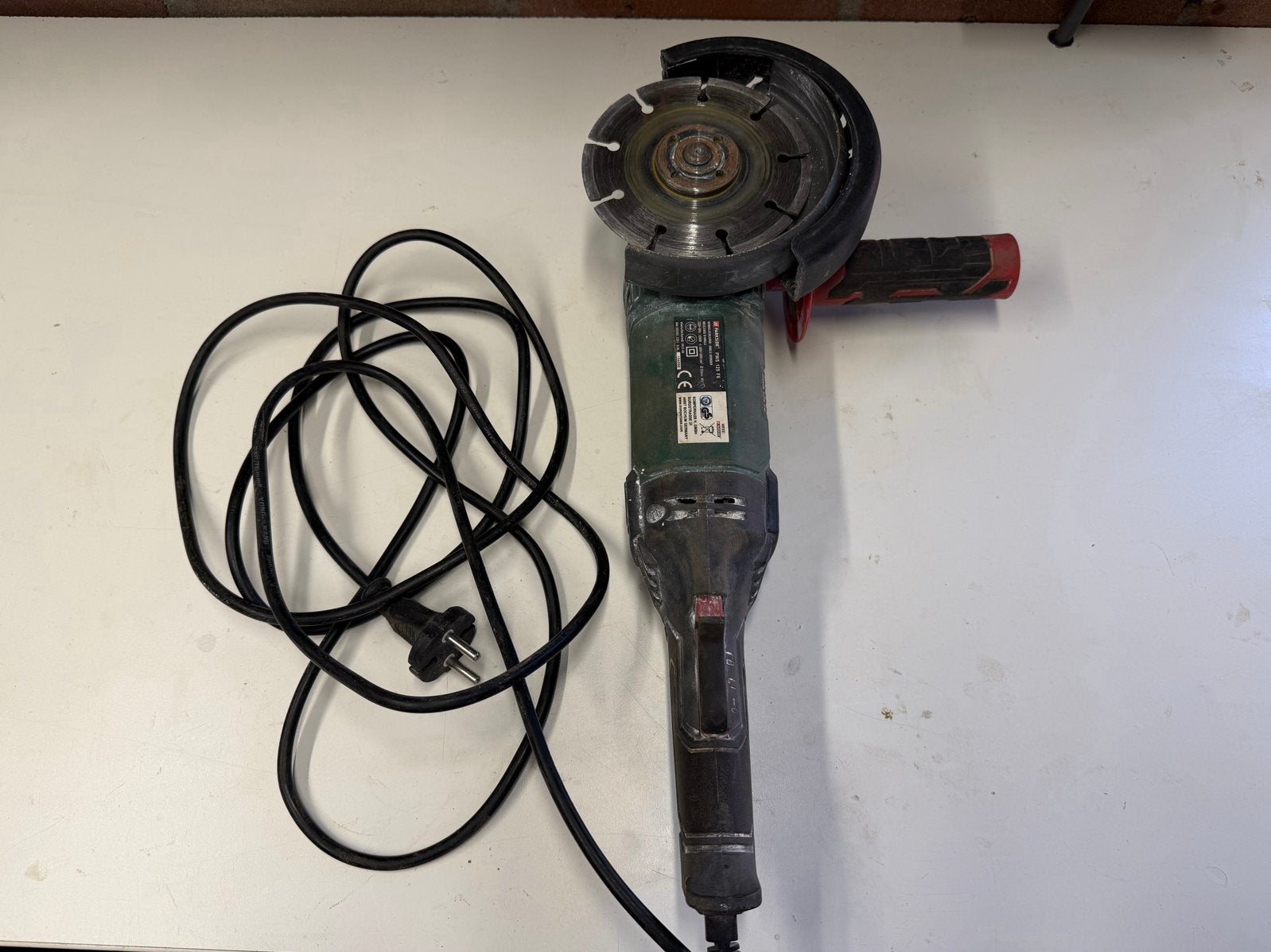 PARKSIDE Haakse slijper, Doe-het-zelf en Verbouw, Gereedschap | Slijpmachines, Ophalen of Verzenden, Gebruikt, 1000 watt of meer