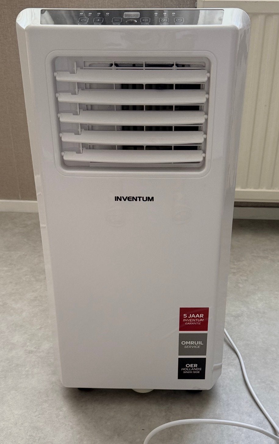 Mobiele airconditioner Inventum AC 701, Witgoed en Apparatuur, Ophalen, Minder dan 60 m³, Timer, 3 snelheden of meer