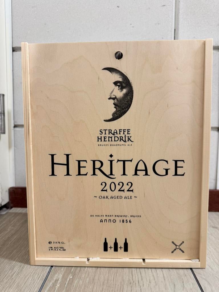 Straffe Hendrik Heritage (2022) – Kist met 3 flessen, Ophalen of Verzenden
