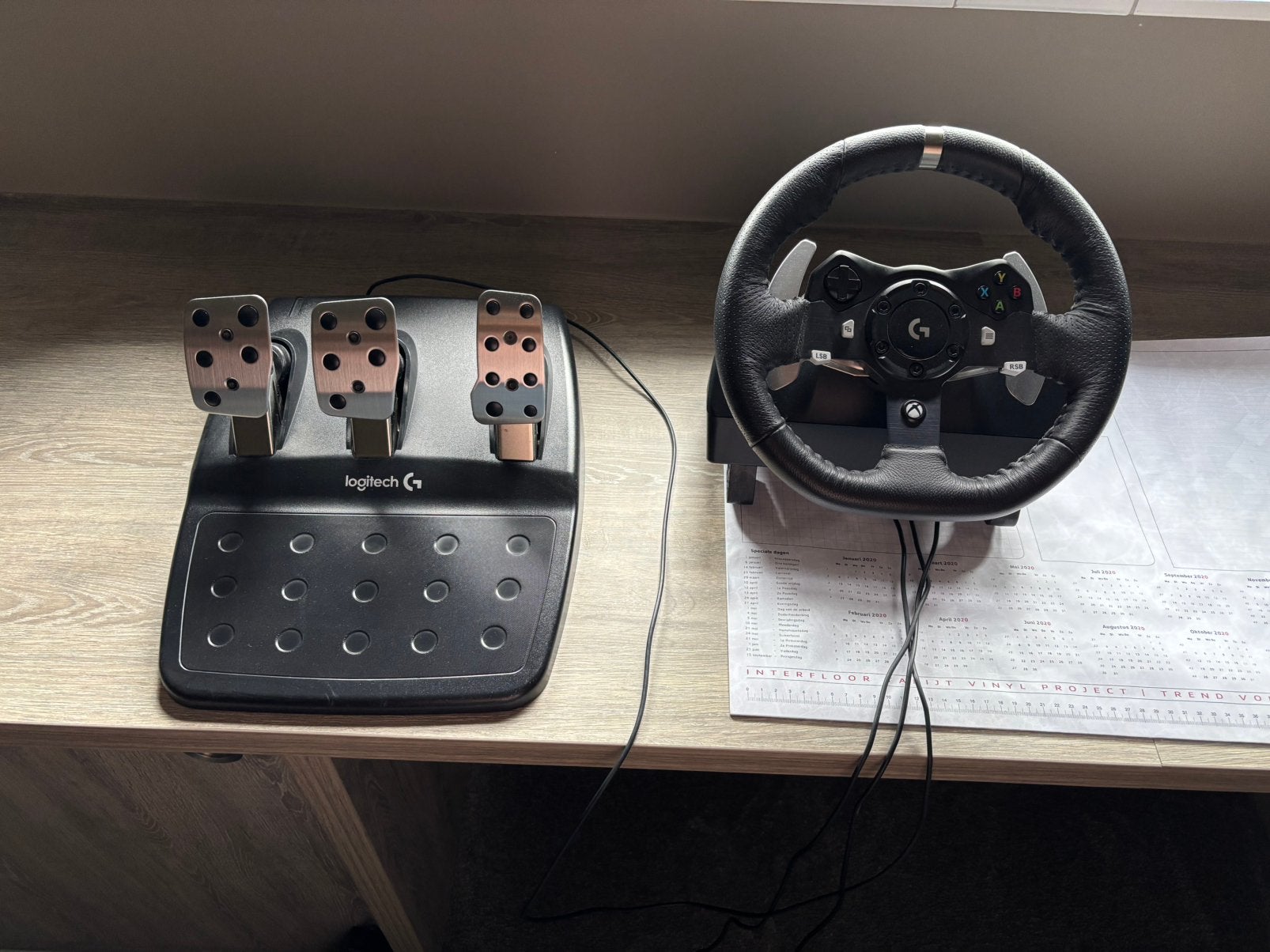 Logitech G29, Ophalen, Gebruikt