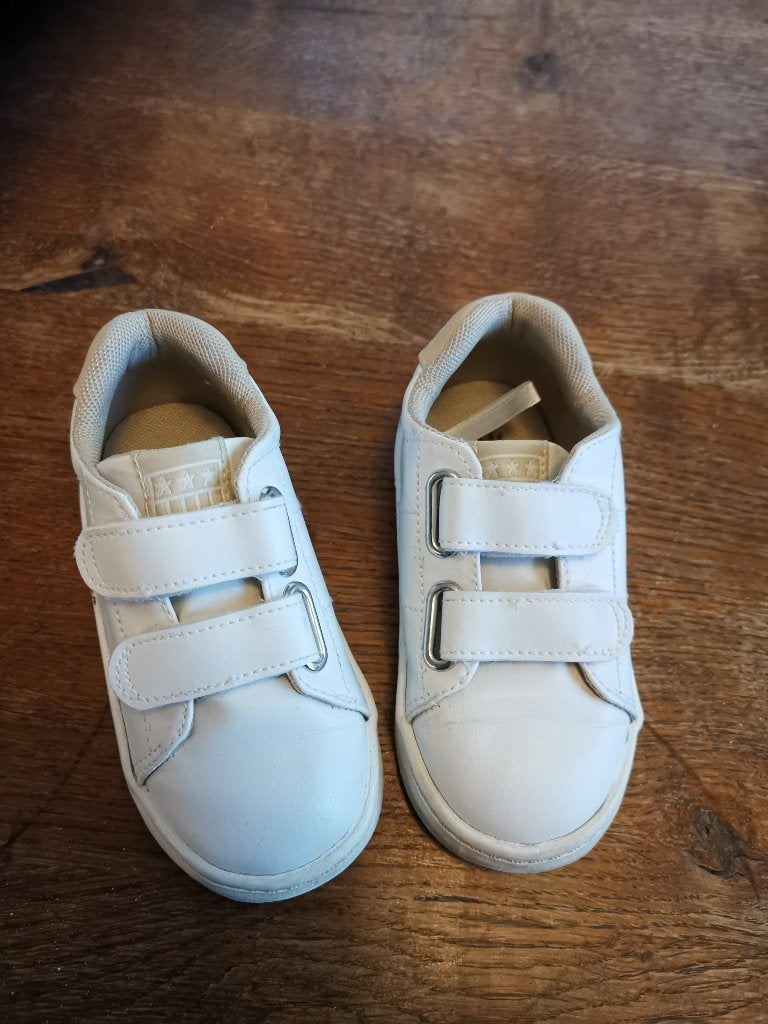 Witte schoentjes maat 24, Kinderen en Baby's, Babykleding | Schoentjes en Sokjes, Jongetje of Meisje, H&M, Ophalen of Verzenden