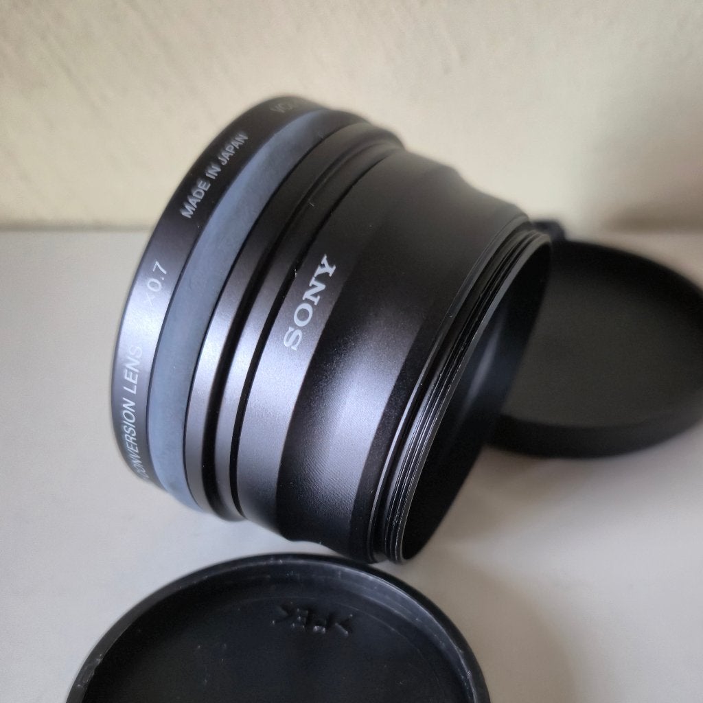2x SONY Conversion lens (wide & tele) & adaptor ring  €8, Ophalen of Verzenden, Zo goed als nieuw, Sony, Overige typen