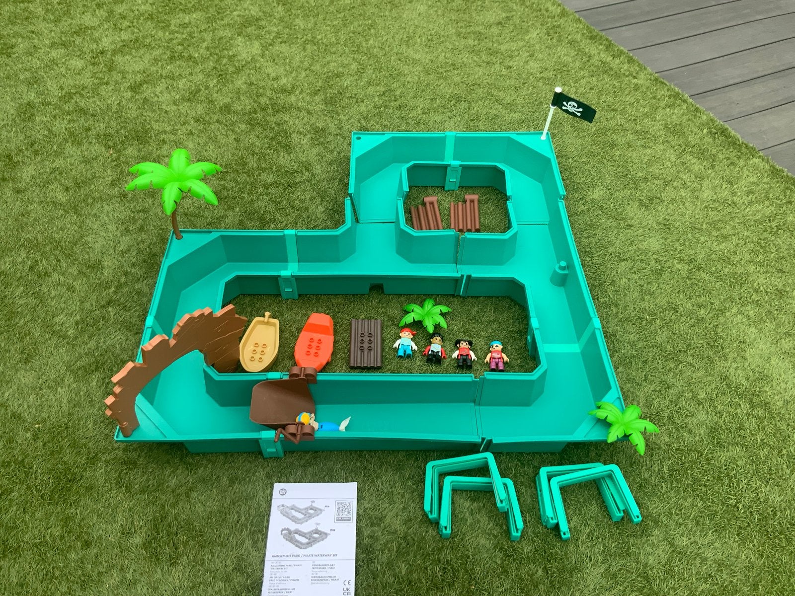 Playtive Waterbaan Speelset - Piraat Avontuur Compleet!, Ophalen, Zo goed als nieuw