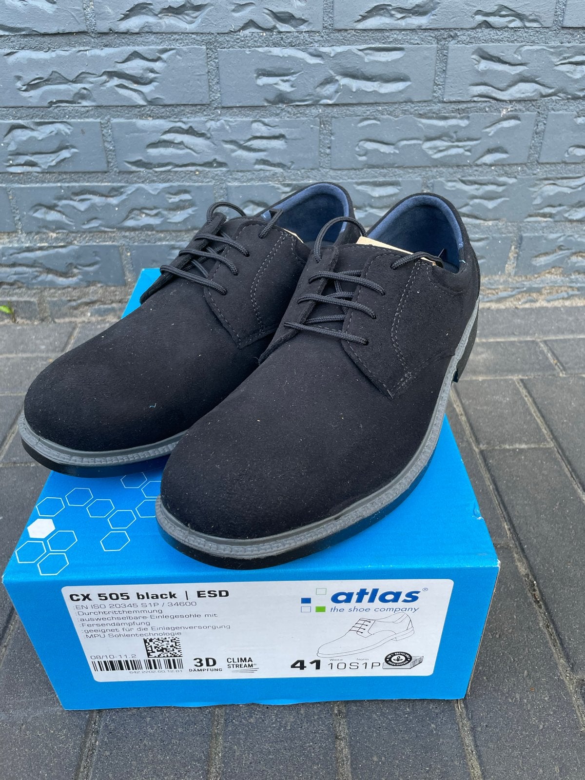 Nieuwe Atlas Werkschoenen CX 505 Zwart Maat 41, Kleding | Heren, Zwart, Nieuw, Ophalen of Verzenden, Werkschoenen