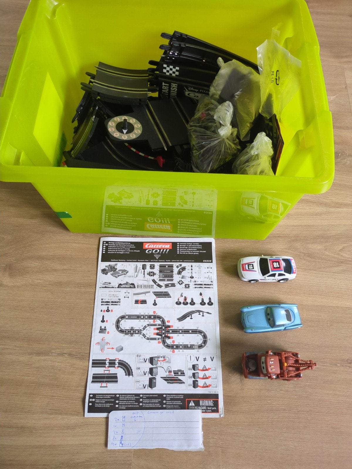 Carrera go cars racebaan, Gebruikt, Onderdelen, Carrera, Ophalen of Verzenden