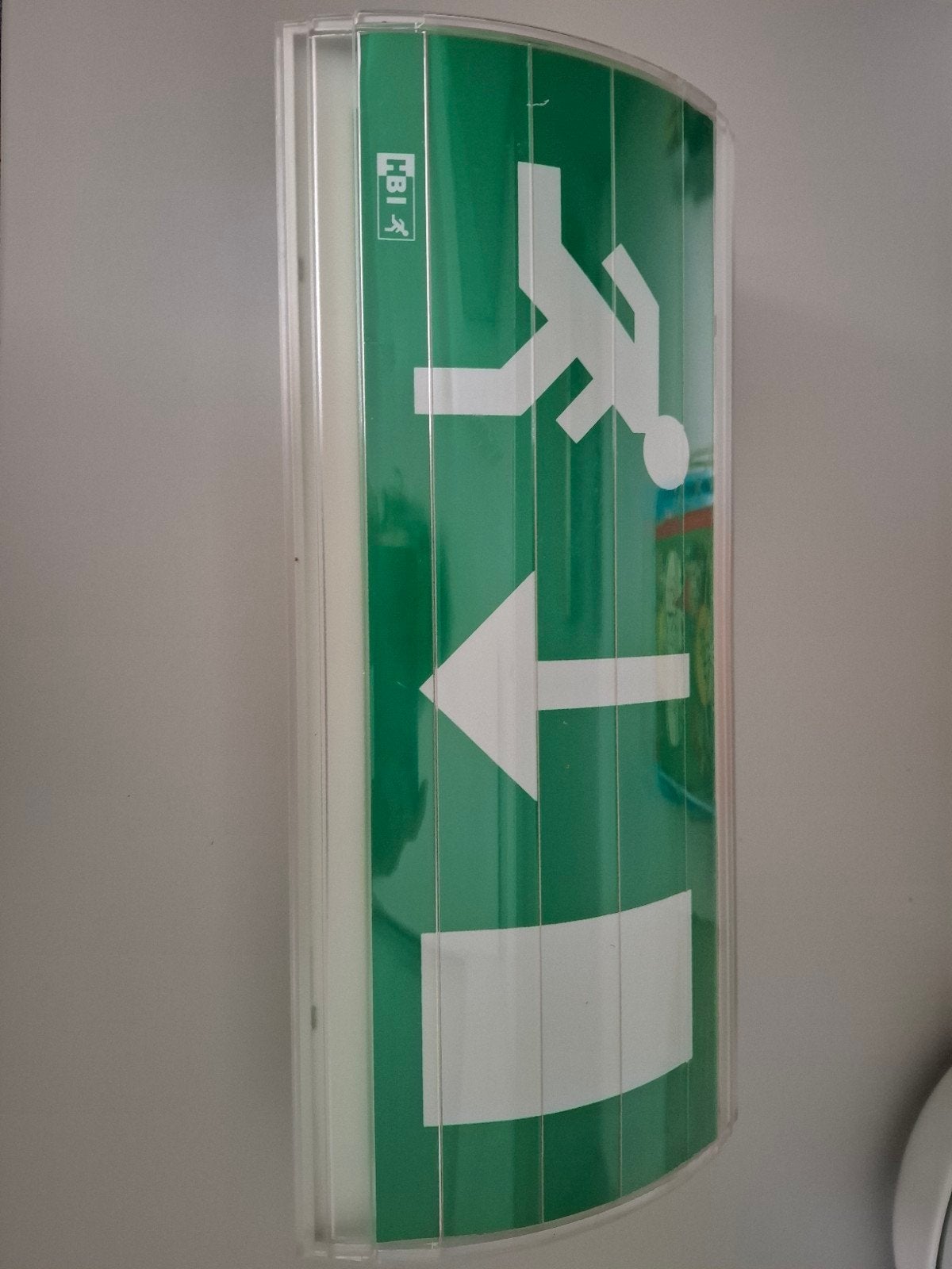 Nooduitgang Lamp - Veiligheidsverlichting, Kunststof, Gebruikt, Functioneel, Veiligheid, Ophalen of Verzenden