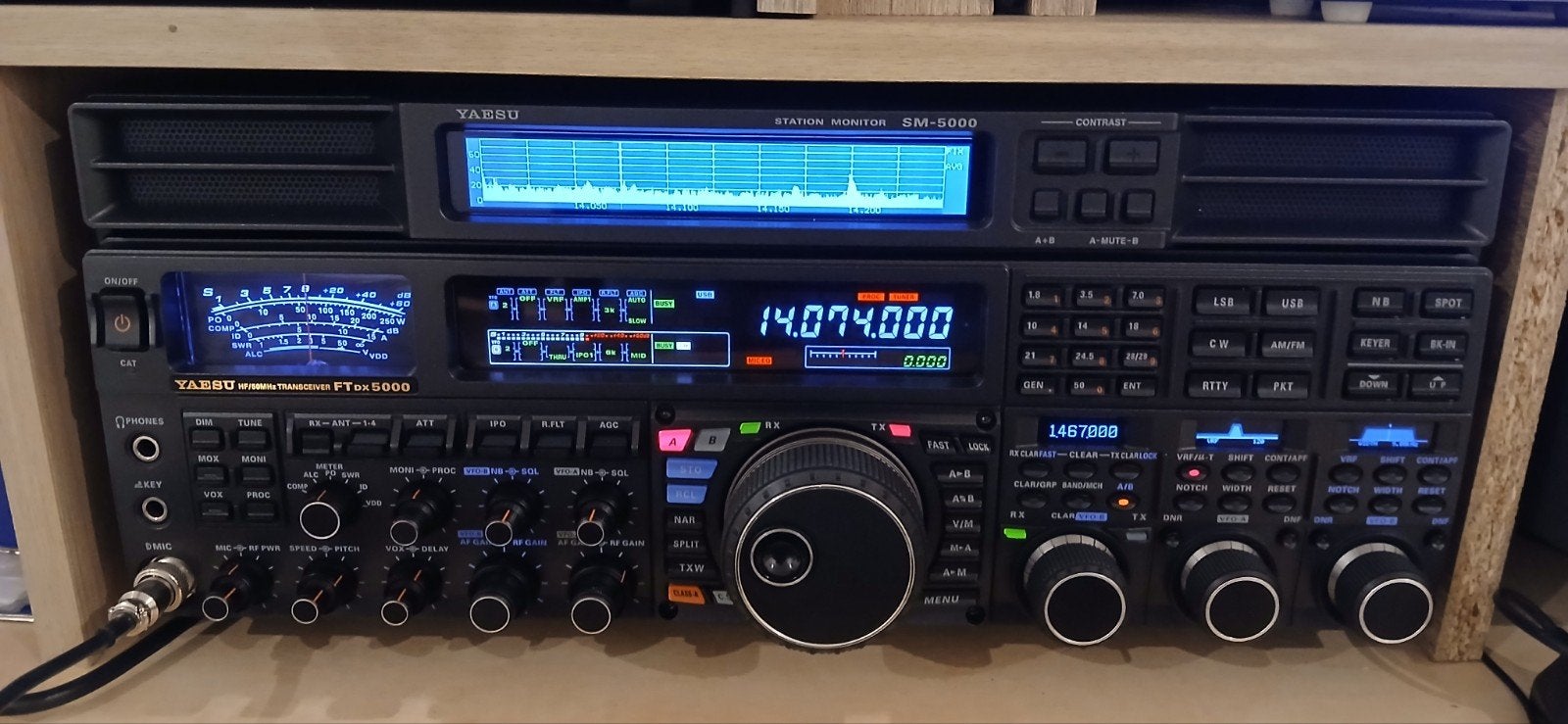 Yaesu ftdx 5000mp sm5000, Ophalen, Zo goed als nieuw