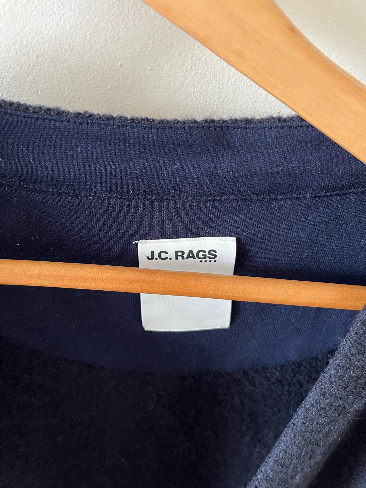 J.C. Rags Donkerblauwe Cardigan/Vest, Ophalen of Verzenden, Zo goed als nieuw, Overige maten, Blauw
