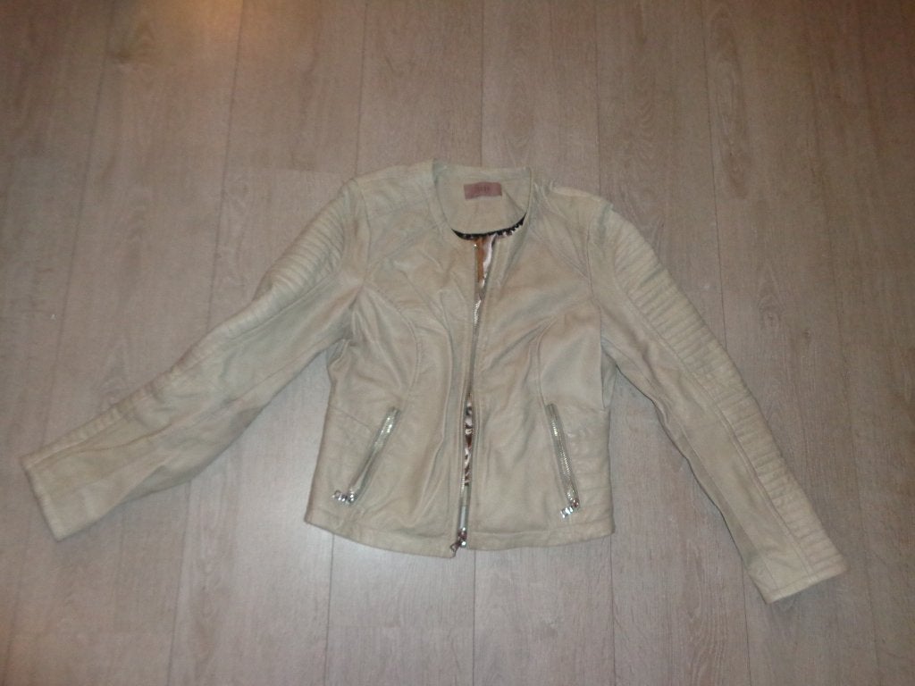 mooie leren damesjas van Ibana, maat 42, Ophalen of Verzenden, Gedragen, Maat 42/44 (L), Overige kleuren