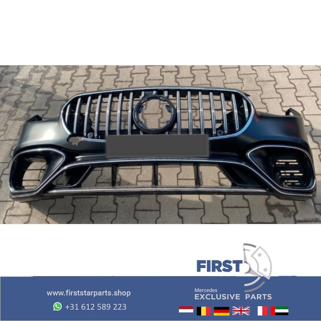 W223 S63 AMG BUMPER A2238853901 S63s  VOORBUMPER S Klasse LI, Gebruikt, -, Voor, Ophalen of Verzenden