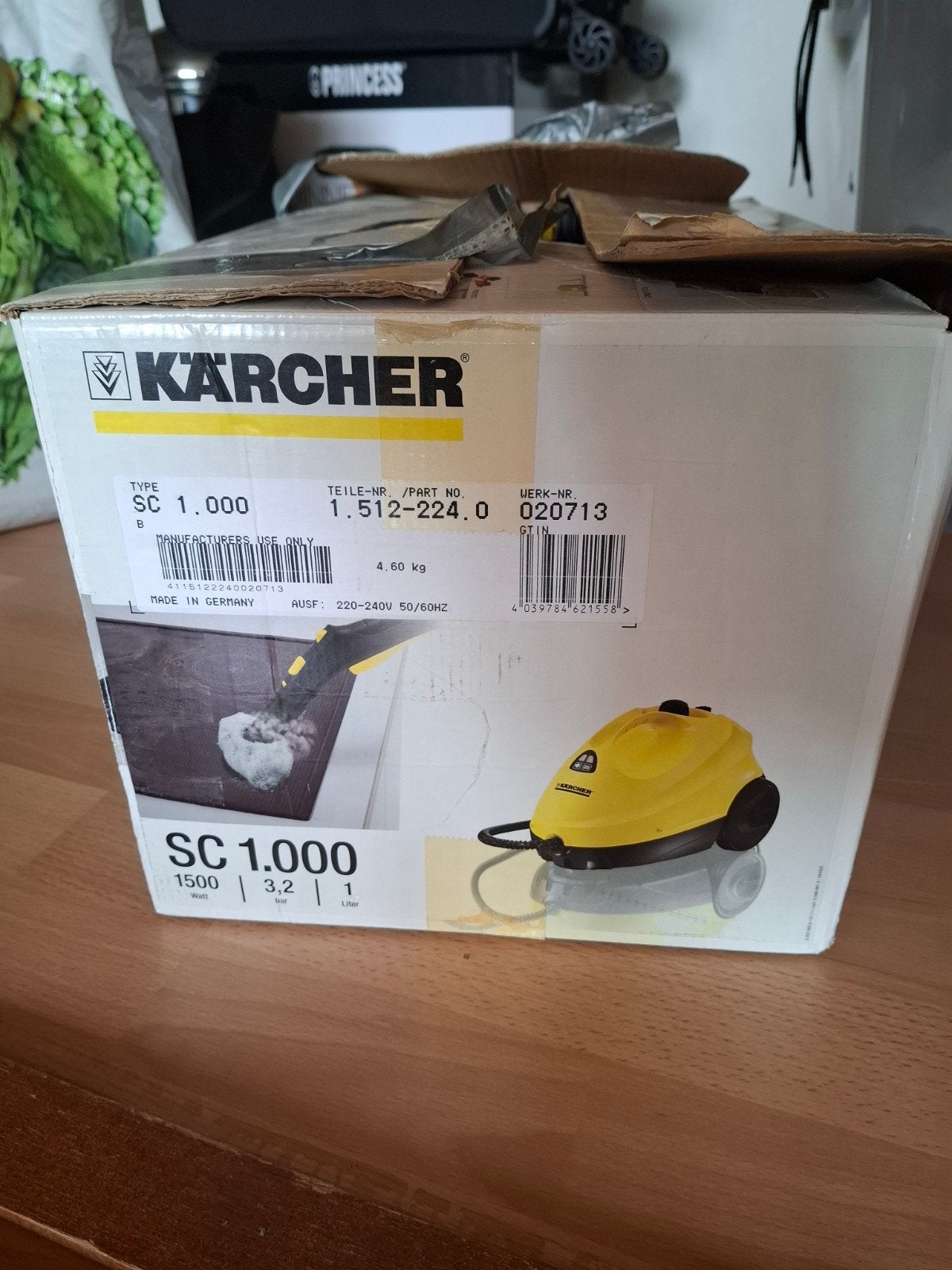 Kärcher SC 1.000 Stoomreiniger - Krachtige Reiniging, Witgoed en Apparatuur, Ophalen, Inclusief accessoires, Kärcher, Reservoir