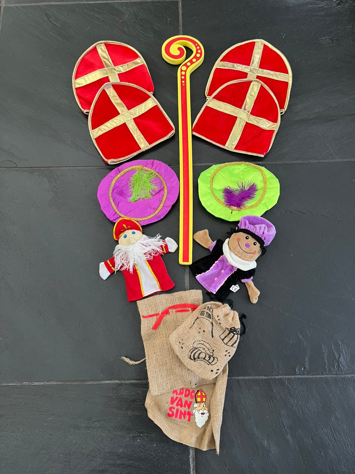 Sinterklaas, Ophalen, Gebruikt