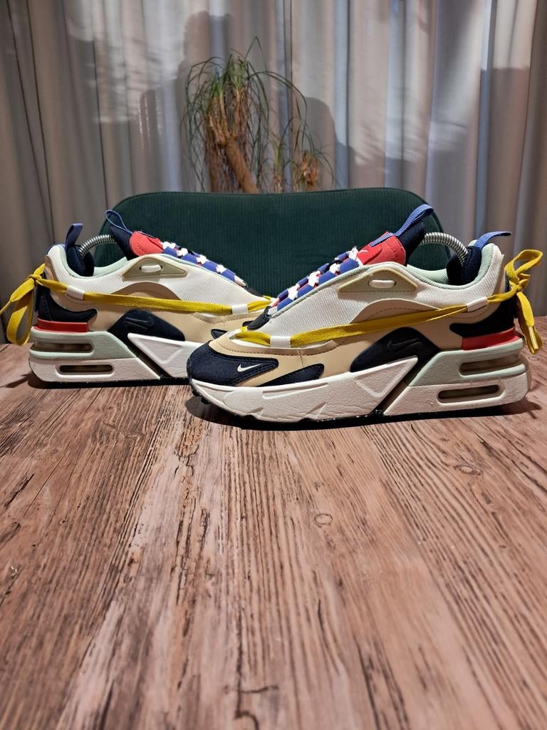 Nike Air Max Furyosa 'Rattan Obsidian' Size 38, Wit, Nike, Ophalen of Verzenden, Sneakers of Gympen