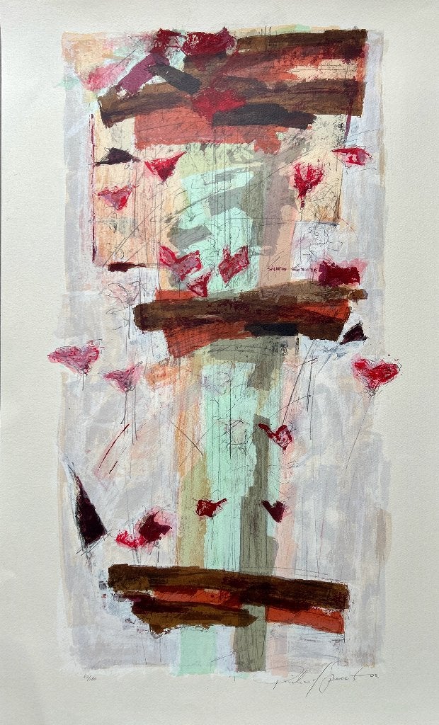 Zeefdruk Richard Smeets   ZOMEROPRUIMING, Antiek en Kunst, Kunst | Litho's en Zeefdrukken, Gesigneerd, Verzenden, Zeefdruk