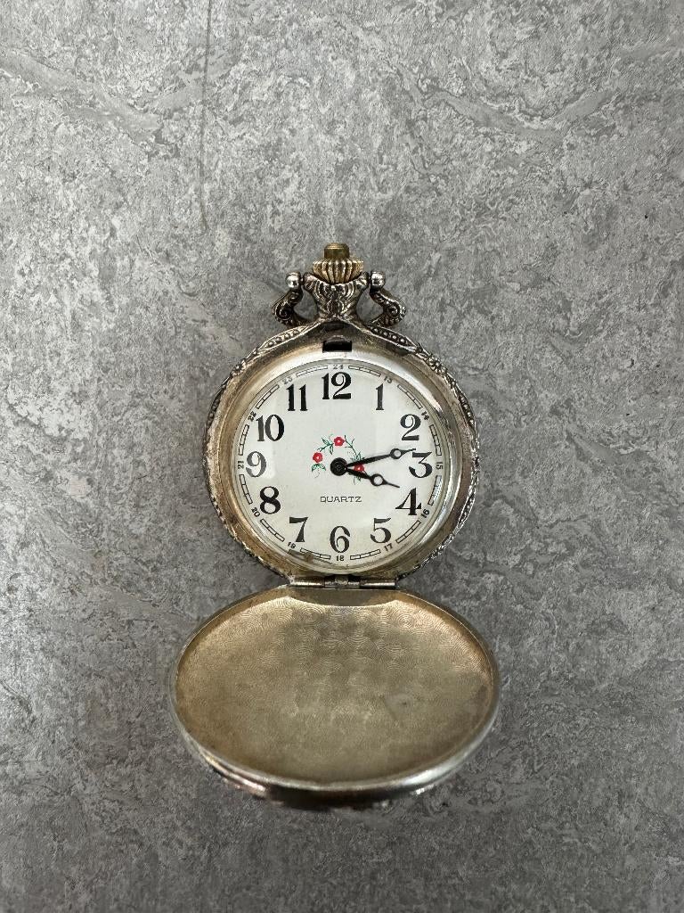 Vintage horloge, Zakhorloge, Staal, 1900 tot 1930, Ophalen