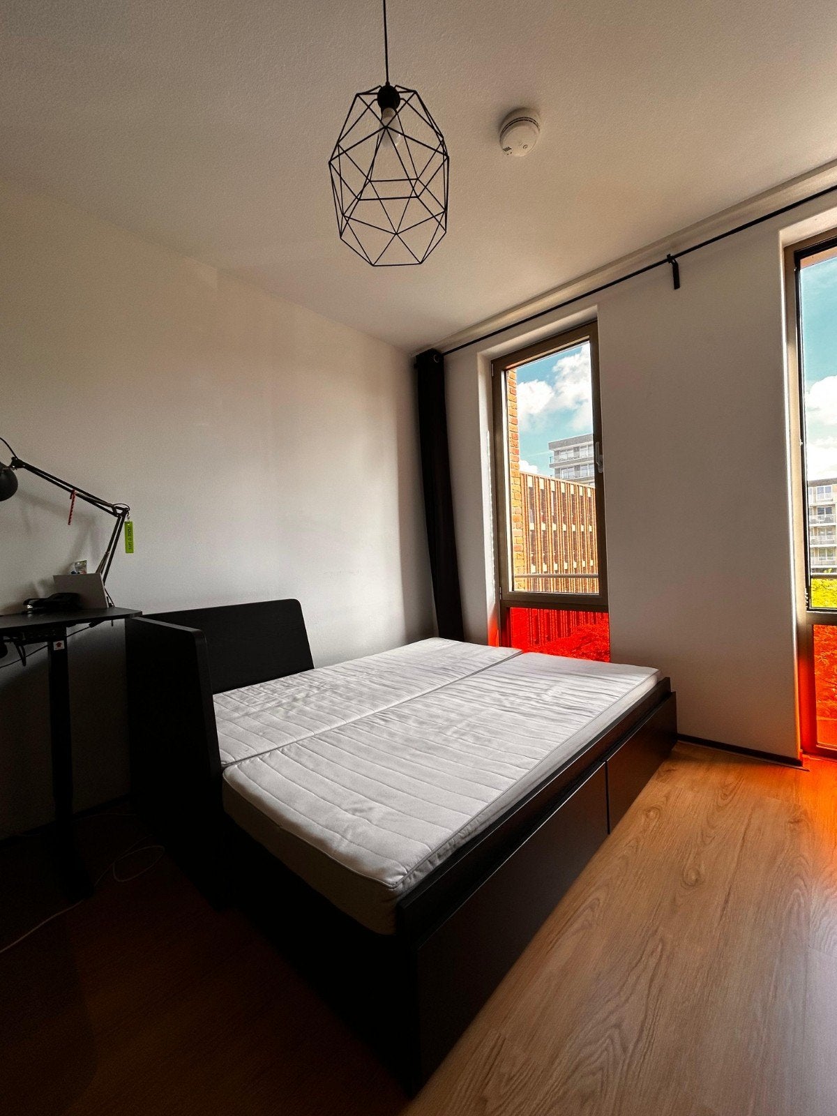 IKEA FLEKKE Dagbed - Een- of Tweepersoons, Huis en Inrichting, Ophalen, Verstelbaar, Zwart, Tweepersoons