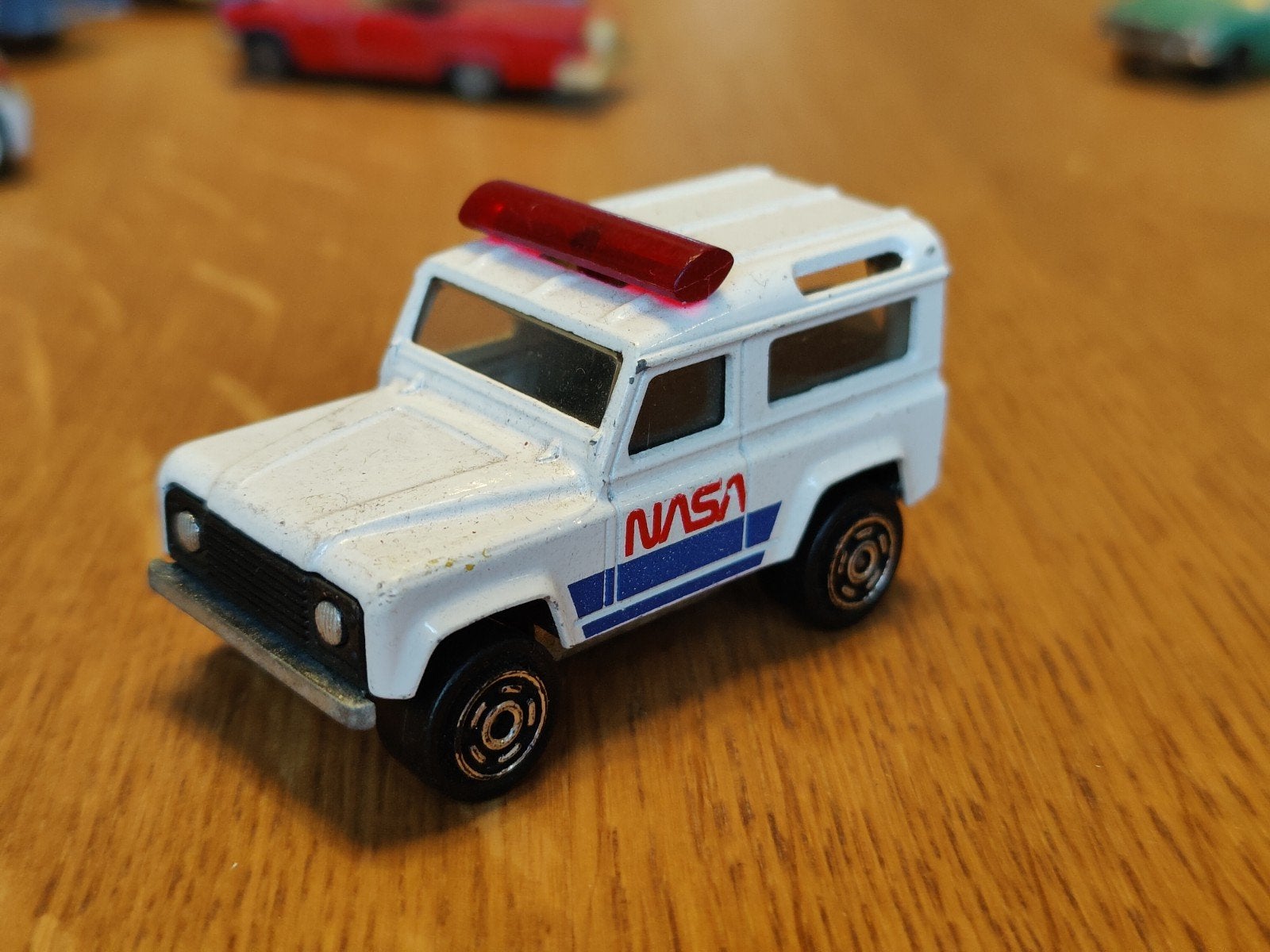 Majorette Land Rover 90 NASA, Ophalen of Verzenden, Zo goed als nieuw, Auto