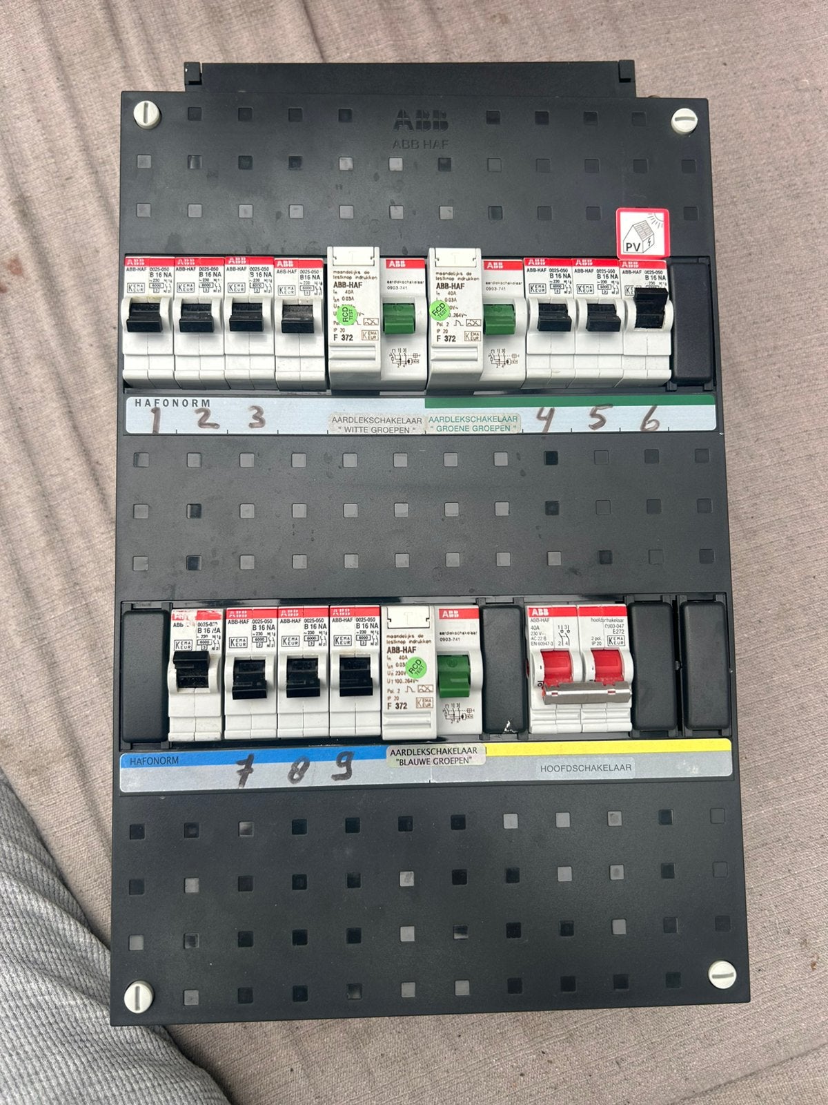 Abb groepenkast, Ophalen of Verzenden, Gebruikt, Overige typen