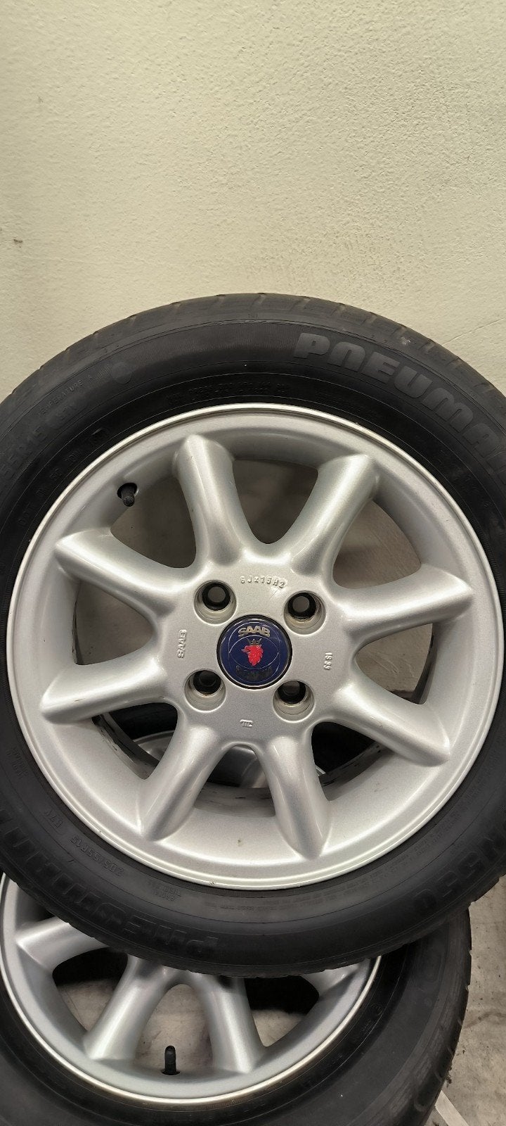 Saab 9000 en 900  15 inch velgenset nr velg 4647475, Ophalen, Overige, Gebruikt, 15 inch