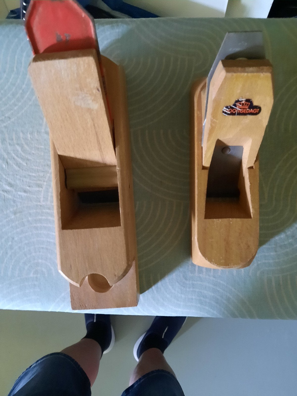 Set van 2 houten schaven - Nooitgedagt, Ophalen of Verzenden