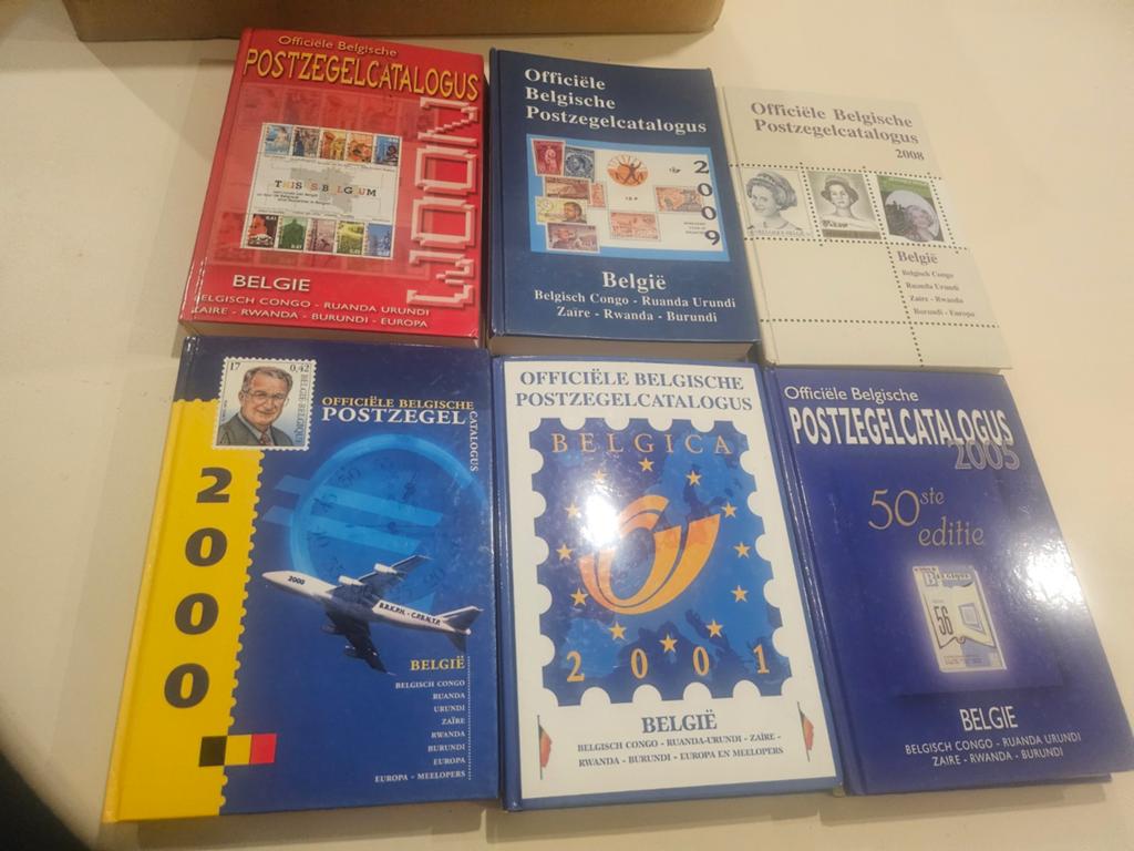 Collectie Belgische Postzegelcatalogi (2000-2009), Postzegels en Munten, Postzegels | Europa | België, Ophalen of Verzenden, Postzegelboek