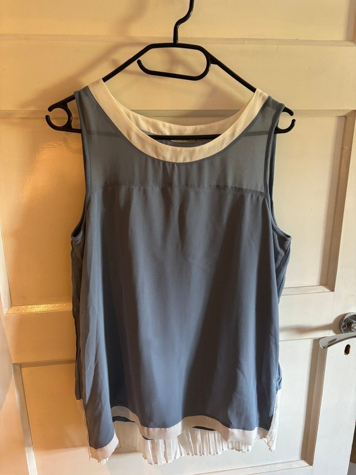 Intimissimi blouse gevoerd mt M., Kleding | Dames, Ophalen of Verzenden, Zo goed als nieuw, Maat 38/40 (M), Blauw