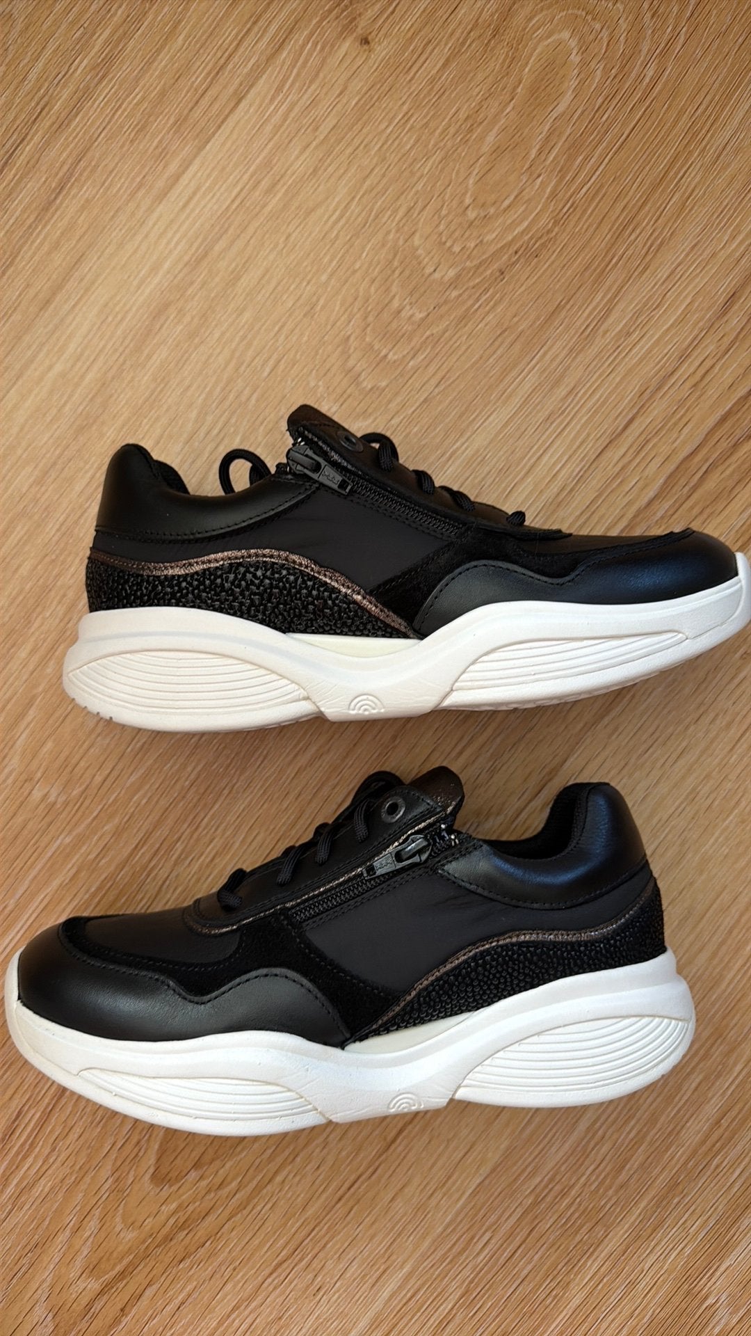 Zwarte sneakers Xsensible Stretchwalker 5 / 38, HX, nieuw, Verzenden, Zwart, Nieuw, Sneakers of Gympen