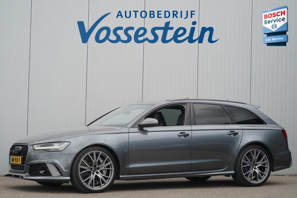 Audi RS6 Avant 4.0 TFSI RS 6 quattro perfomance / Org NL / 3, Automaat, Verwarming stoelen achter, Gebruikt, Zilver of Grijs