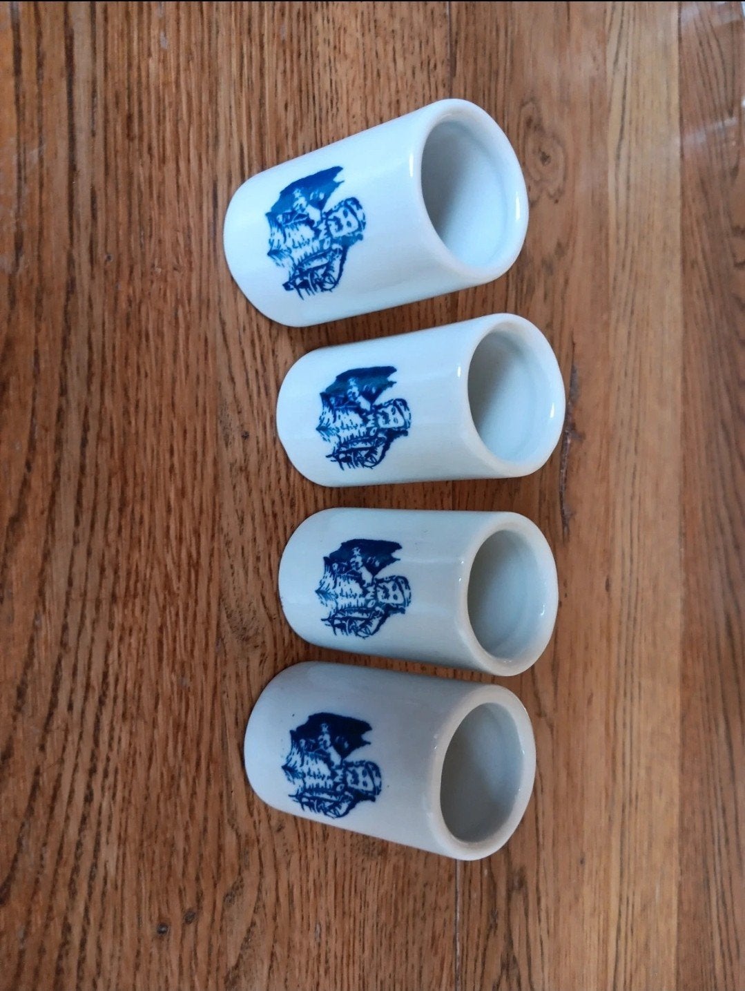 Boomsma Berenburg Schuine Shotglazen (Steentjes) - Keramiek, Ophalen of Verzenden
