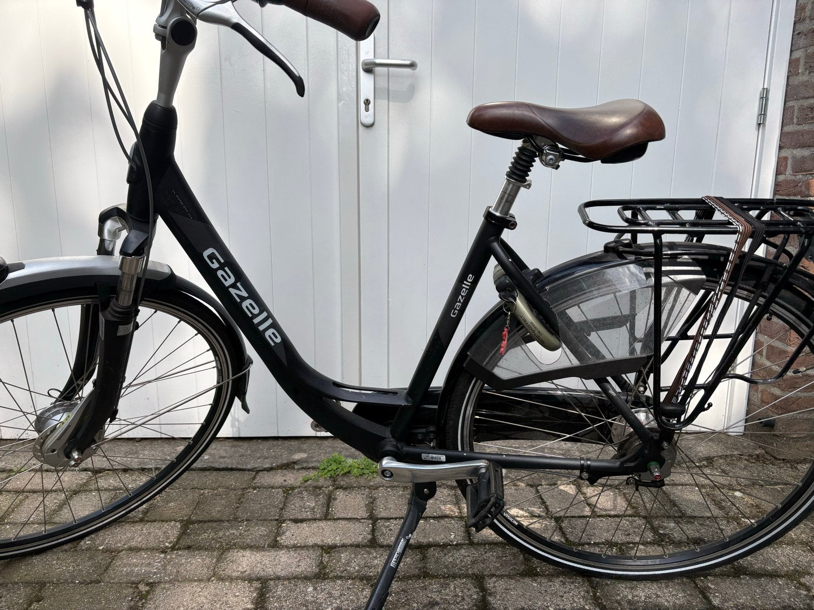Gazelle Orange Plus Damesfiets 49 cm Paars, Fietsen en Brommers, Fietsen | Dames | Damesfietsen, Ophalen, Gebruikt, Velgrem, 47 tot 50 cm
