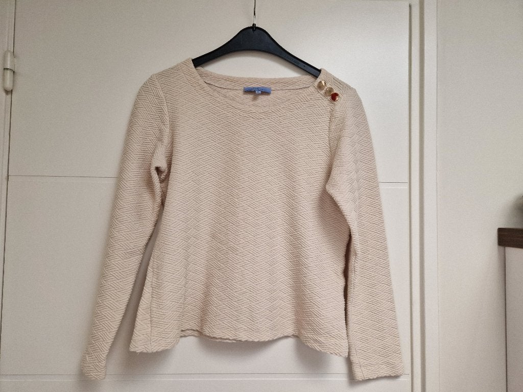 les copines beige trui , maat M, Maat 38/40 (M), Beige, Ophalen of Verzenden, Zo goed als nieuw