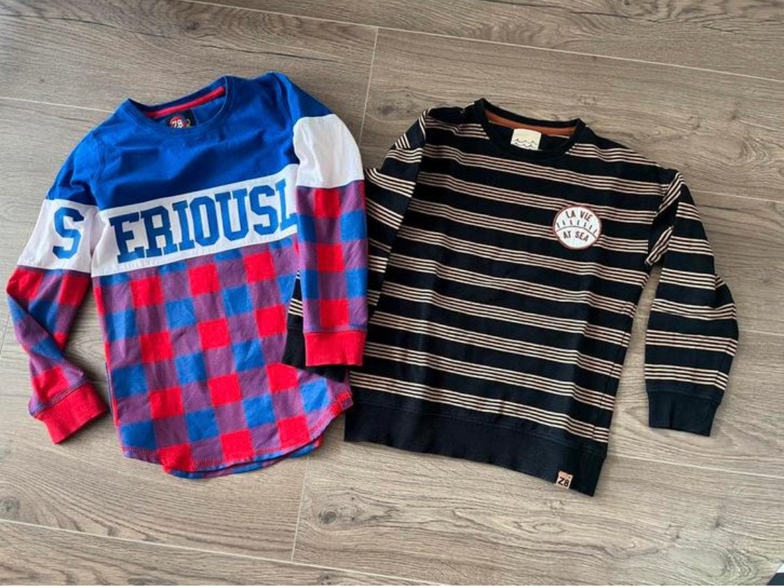Z8 longsleeves maat 128-134, Kinderen en Baby's, Ophalen of Verzenden, Zo goed als nieuw, Jongen, Shirt of Longsleeve