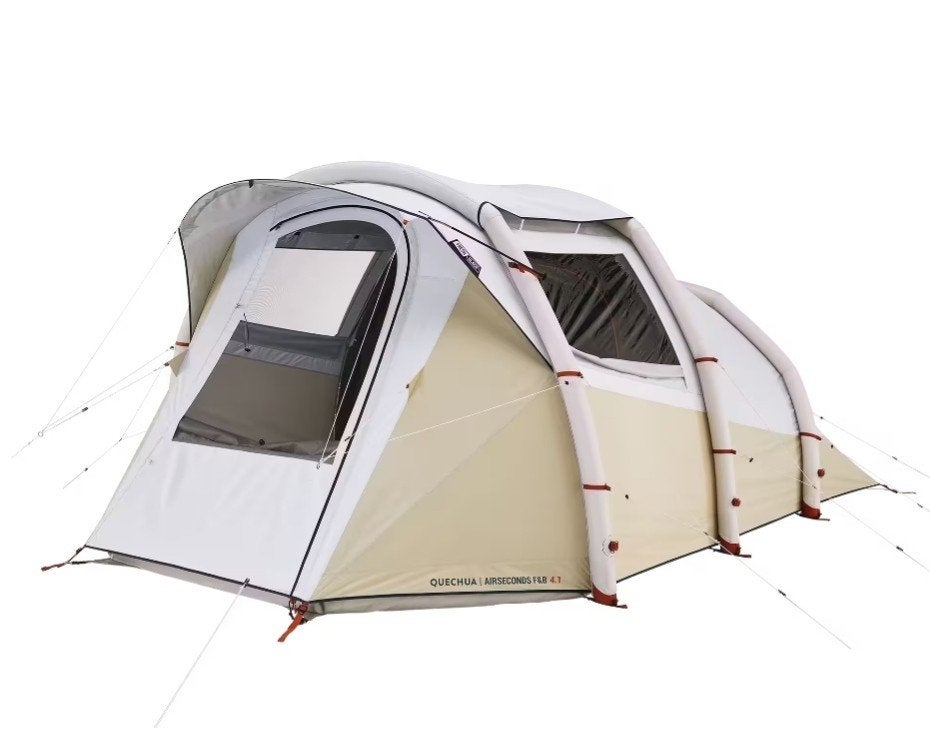 Familie Opblaastent Quechua Airseconds 4.1 Fresh & Black, Ophalen, Zo goed als nieuw