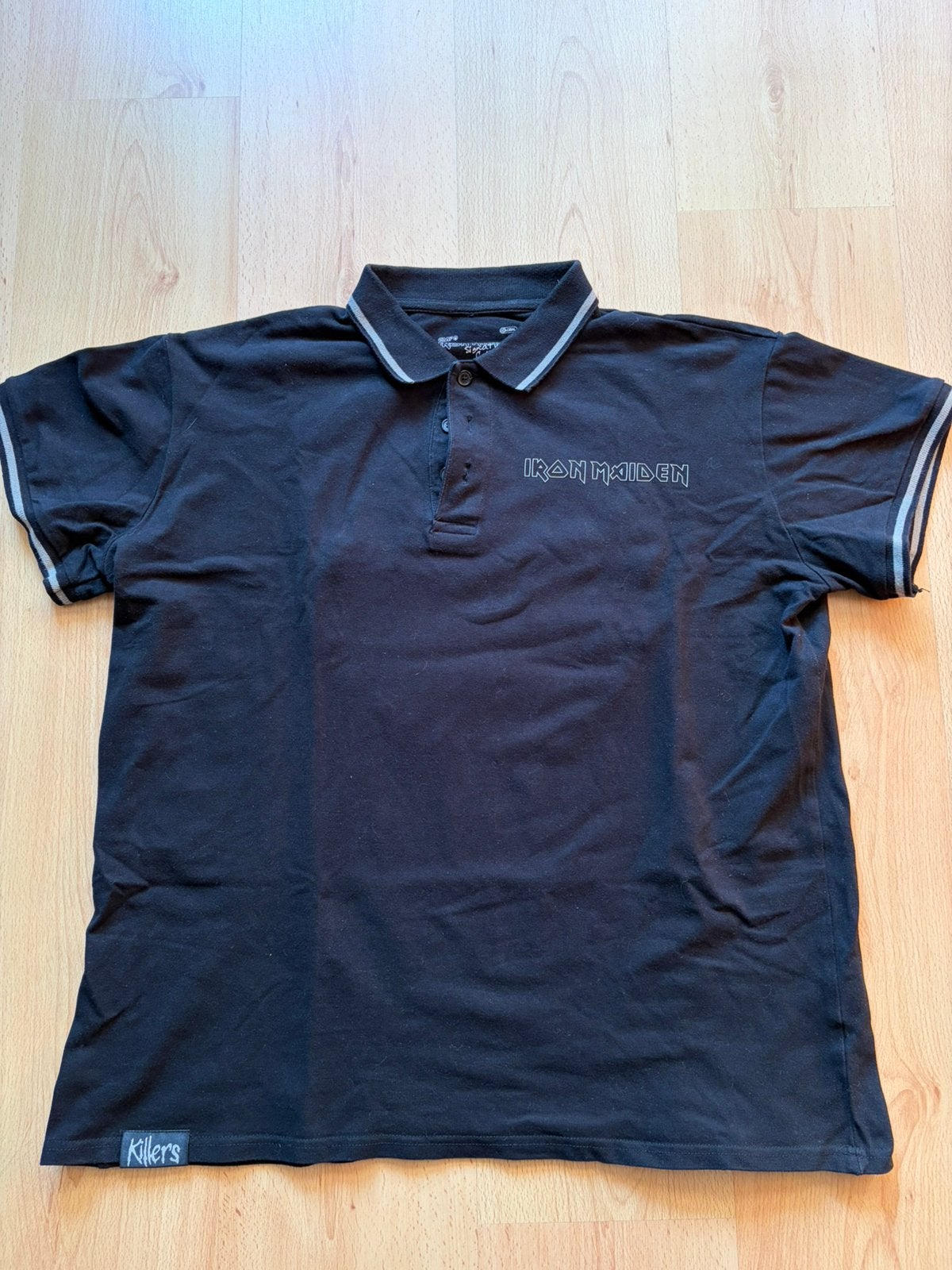 Iron Maiden polo shirt Killers xxl hardrock shirts izgst, Ophalen of Verzenden, Zo goed als nieuw, Overige maten, Zwart