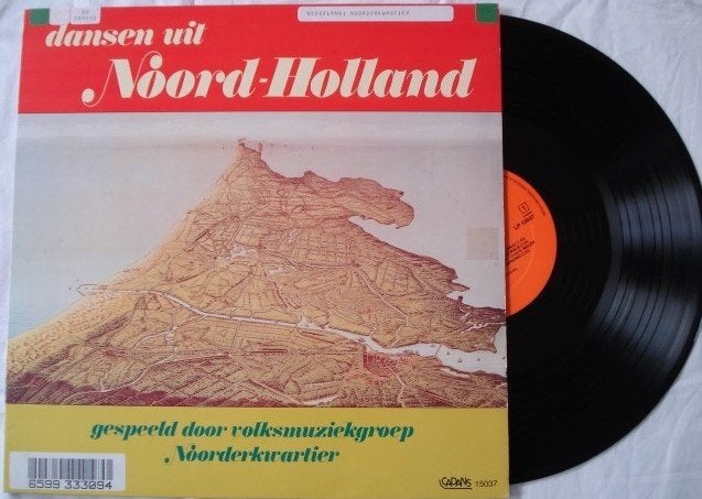 Volksmuziekgroep Noorderkwartier - Dansen uit Noord-Holland, LP, Gebruikt, Ophalen of Verzenden, 12 inch
