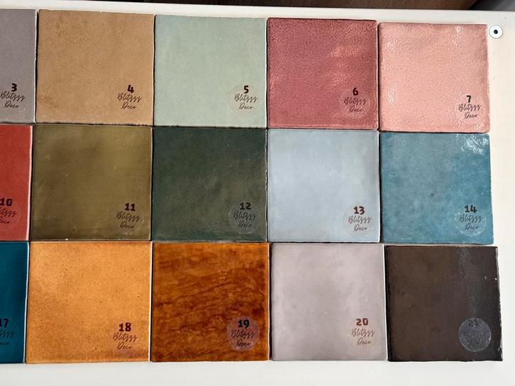 Tegeltjes 10x10 losse verkoop vanaf €1,50 per stuk, Nieuw, Minder dan 20 cm, Minder dan 5 m², Wandtegels