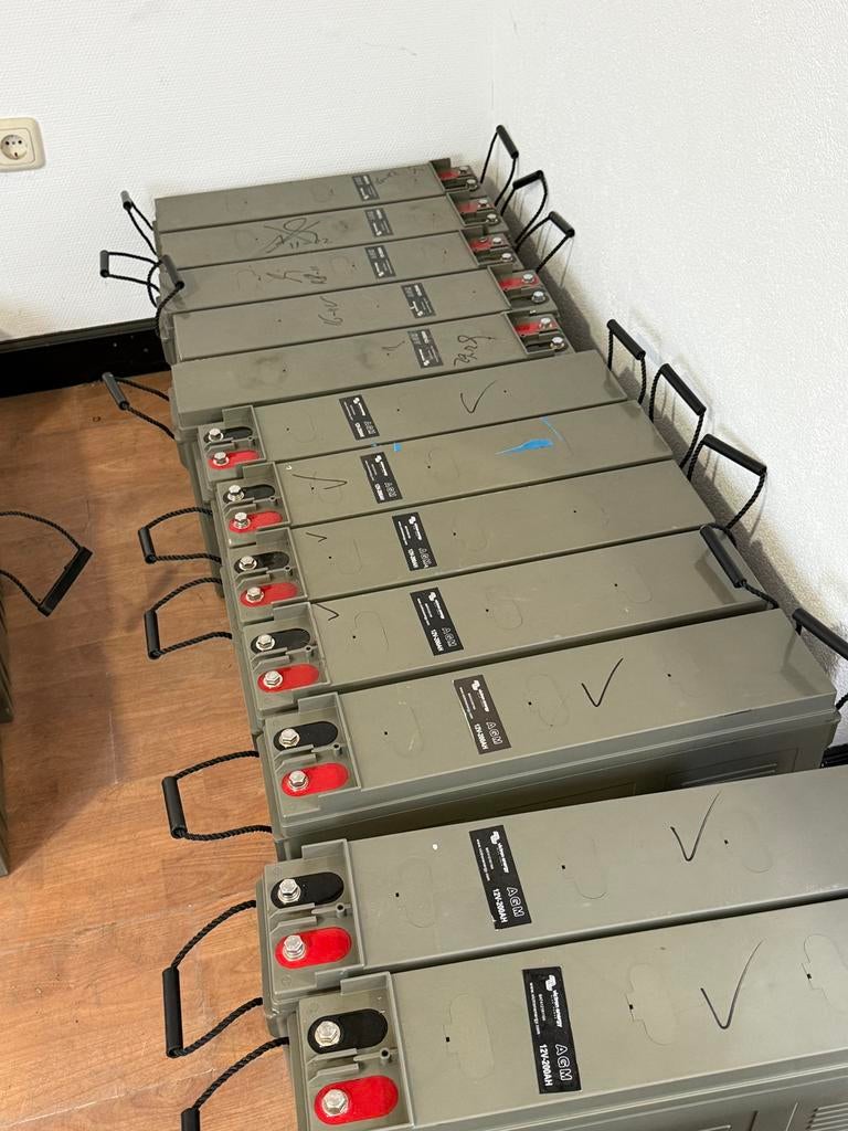 Victron Telecom AGM Accu 12volt 200 ah | grote partij, Auto-onderdelen, Accu's en Toebehoren, Ophalen, Gebruikt