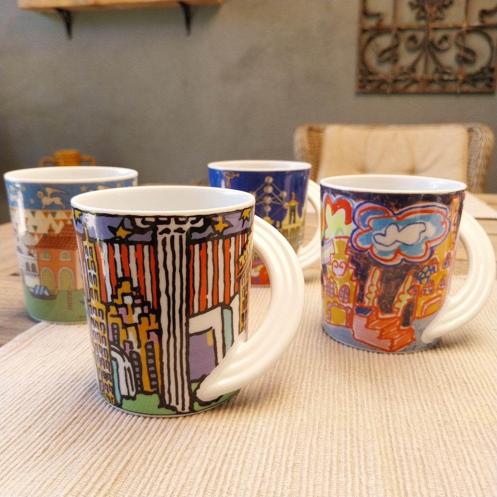 Rosenthal 4x City cup design mokken Studio Line, Ophalen of Verzenden, Nieuw, Overige stijlen, Kop(pen) en/of Schotel(s)