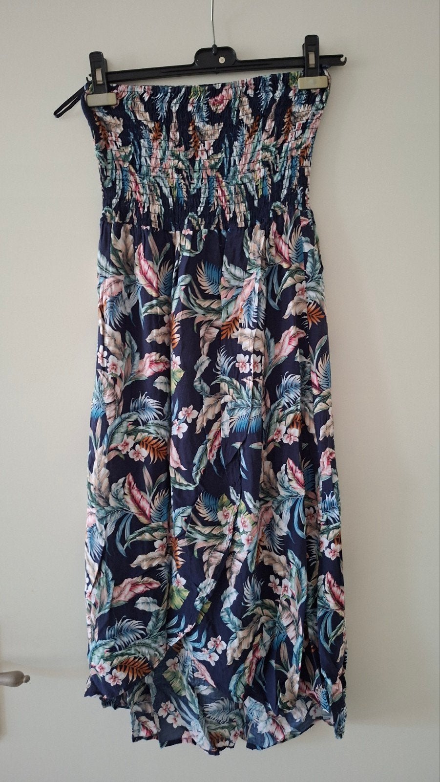 esprit strand jurk, Ophalen, Gedragen, Blauw, Onder de knie