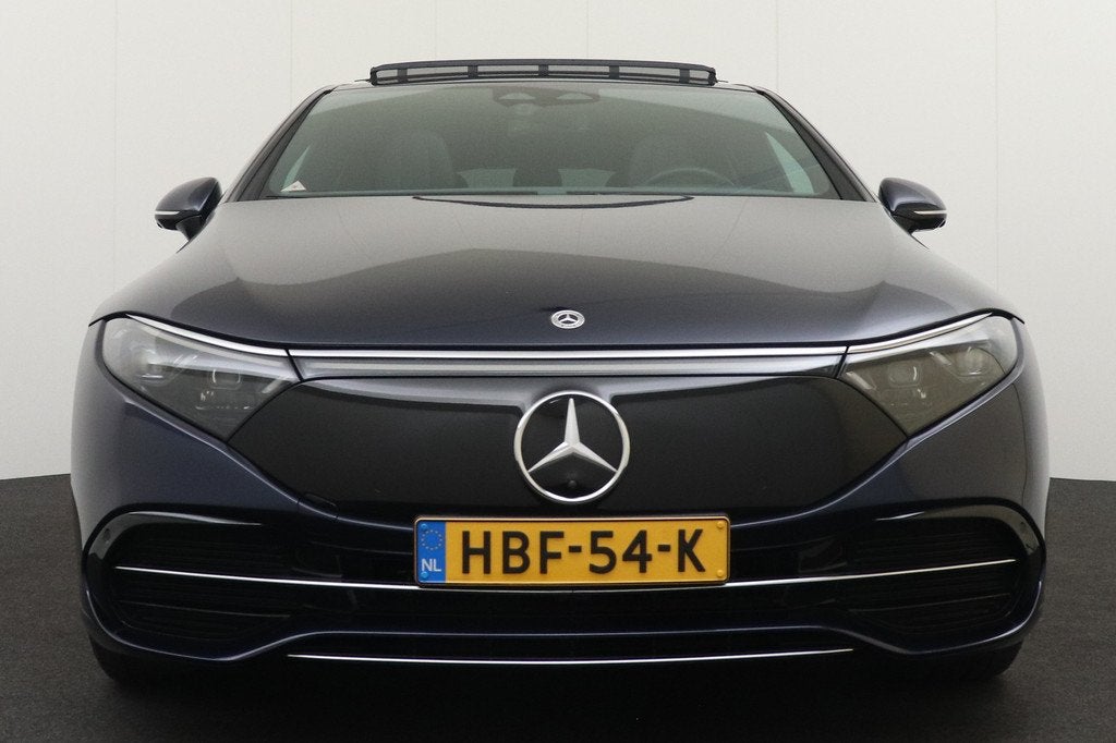 Mercedes-Benz EQS 450+ Luxury Line 118 kWh Pano-dak Burmeste, Auto's, Mercedes-Benz, Automaat, Gebruikt, 360 pk, 750 kg