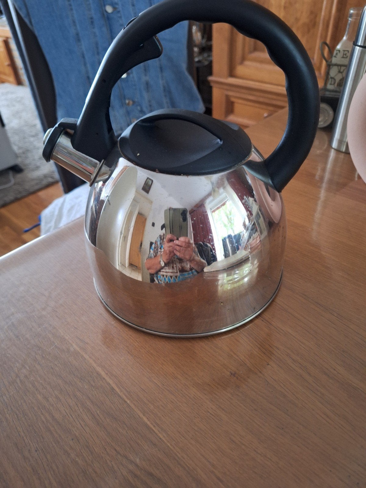 Fluitketel chroom, Ophalen of Verzenden, Zo goed als nieuw